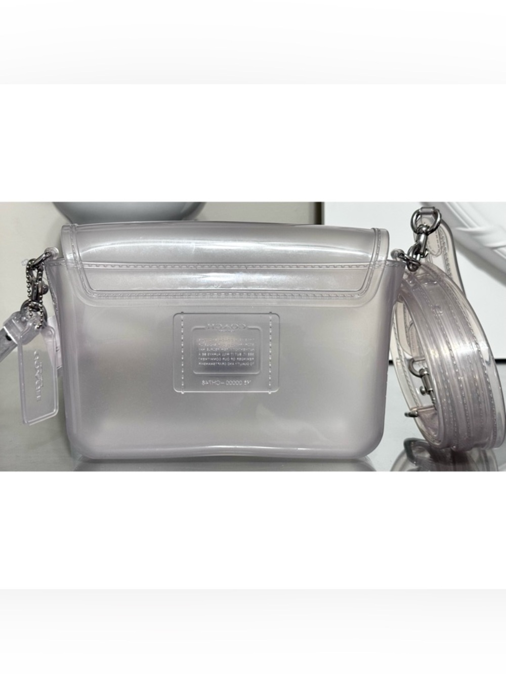 COACH Jelly Tabby CLEAR Crossbody Bag - Picture 3 of 12